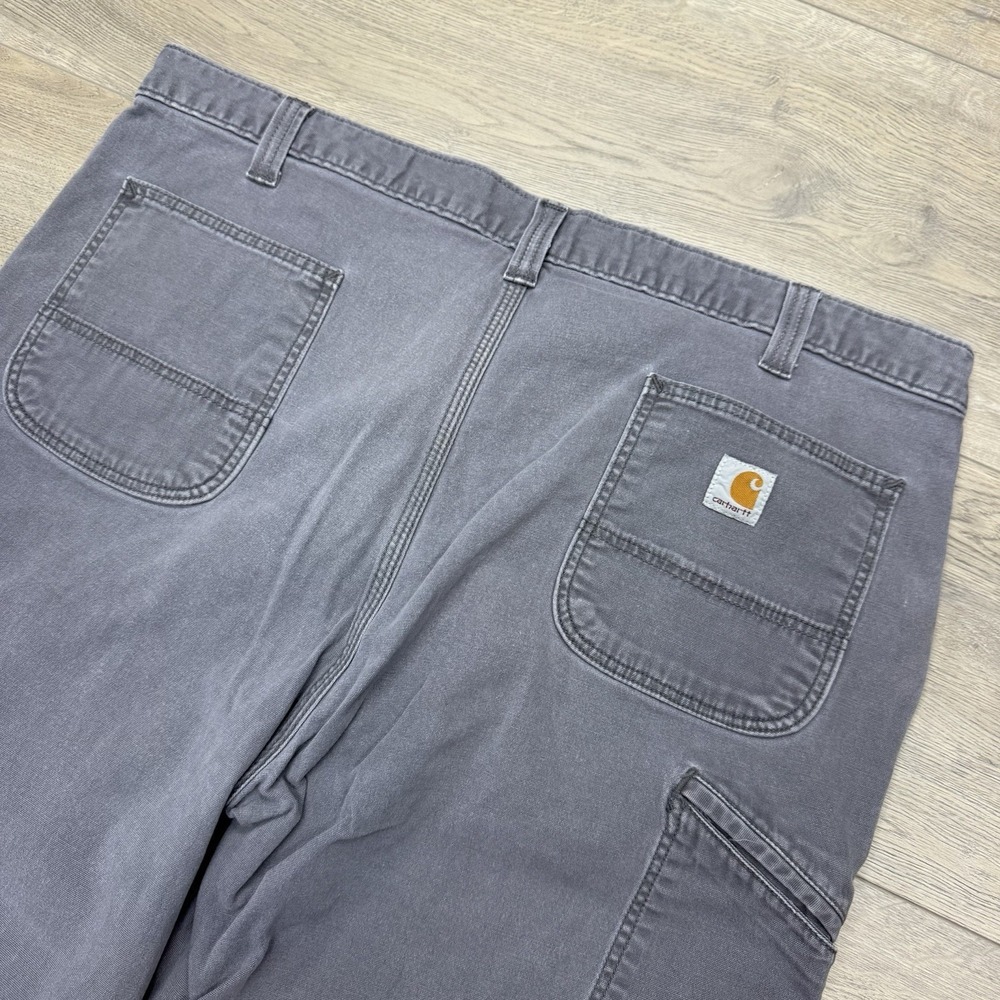 Carhartt Relaxed Fit Gray Men's Work Pants Sz‎ 44x32 Workwear Skater
